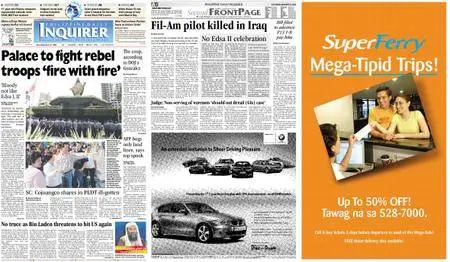 Philippine Daily Inquirer – January 21, 2006