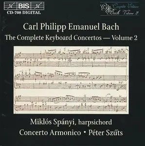 Bach C.P.E. - The Complete Keyboard Concertos Vol.02 (Miklos Spanyi) (1996)