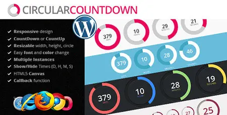 CodeGrape - Circular Countdown WordPress Plugin