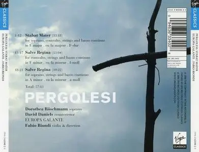 Fabio Biondi, Europa Galante - Giovanni Battista Pergolesi: Stabat Mater, Salve Regina (2006)