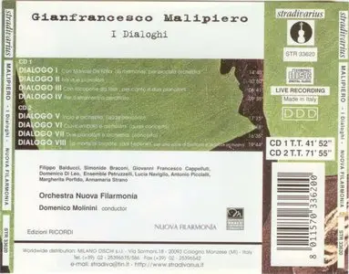 Gianfrancesco Malipiero - I Dialoghi (2002)
