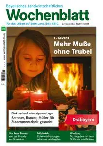 Bayerisches Landwirtschaftliches Wochenblatt Ostbayern - 26. November 2020
