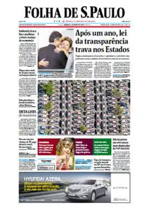Jornal Folha de São Paulo - 4 de maio de 2013 - Sábado