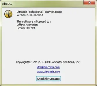 IDM UltraEdit 20.00.0.1054