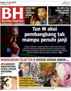 Berita Harian Malaysia - 20 Februari 2018