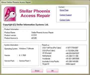 Stellar Phoenix Access Repair 4.2