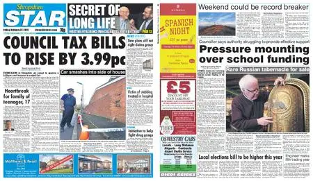 Shropshire Star Shrewsbury Edition – February 22, 2019