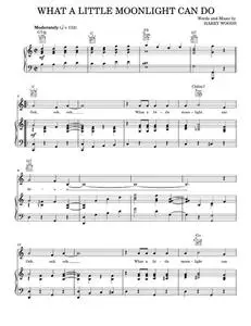 What A Little Moonlight Can Do - Harry E. Woods (Piano-Vocal-Guitar)