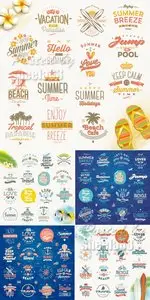 Summer Design Elements Vector 3