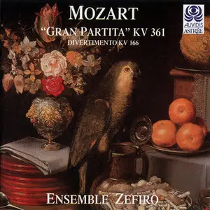Mozart - Serenade en si bemol majeur KV 361 «Gran Partita»; Divertimento en mi bemol majeur KV 166 (Ensemble Zefiro) (1997)