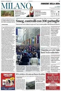 Il Corriere della Sera Milano - 27.12.2015