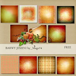 Scrap Kit: Colors of The Autumn & Quick Page: Autumn Brings Beauty