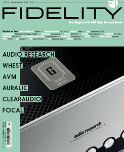 Fidelity - Zeitschrift für HiFi, High End, Musik, Zeitgeist & Lifestyle No. 17 - Januar/Februar 01/2015