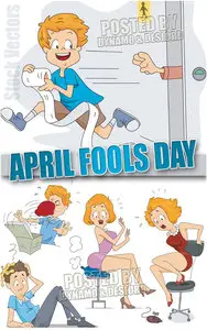 April Fools Day - Stock Vectors