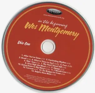 Wes Montgomery - In The Beginning: Early Recordings from 1949-1958 (2014) {2CD Set Resonance Records HCD-2014}