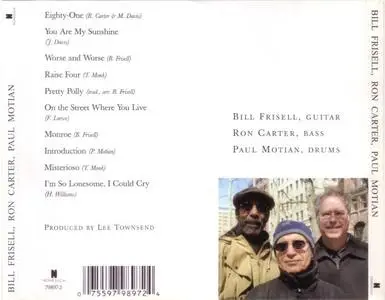 Bill Frisell, Ron Carter, Paul Motian - Frisell, Carter, Motian (2006) {Nonesuch}