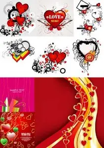 Hearts Vector Material