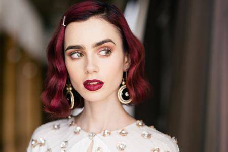 Lily Collins by Paley Fairman for Who What Wear