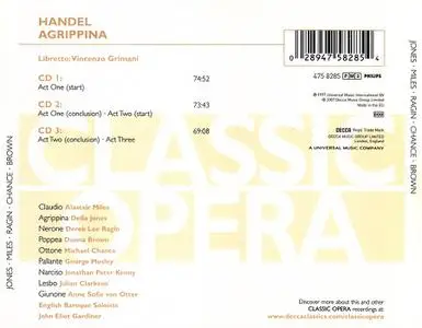 John Eliot Gardiner, English Baroque Soloists - George Frideric Handel: Agrippina (2007)