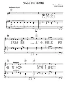 Take Me Home - Celtic Thunder, Josh Groban (Piano-Vocal-Guitar)