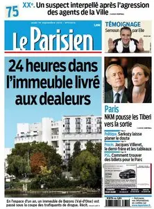 Le Parisien + Journal de Paris du Jeudi 19 Septembre 2013