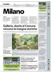 la Repubblica Milano - 4 Settembre 2018