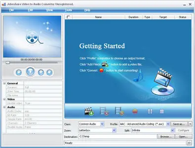 Joboshare Video to Audio Converter 2.8.8.0124