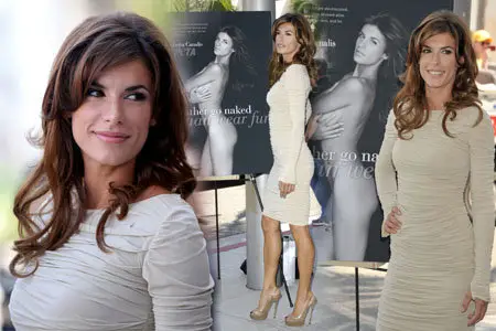 Elisabetta Canalis - unveils Peta Poster on Rodeo Drive, Beverly Hills September 13, 2011