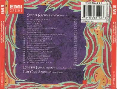 Rachmaninov - Kharitonov, Andsnes - Songs (1999)