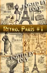 Retro. Paris #1 - Stock Photo