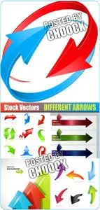 Different arrows - Stock Vector
