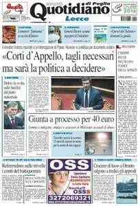 Quotidiano di Puglia - 14 Aprile 2016
