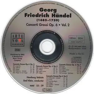 Handel - Hamburg Soloists - Concerti Grossi Op. 6 Vol. 2 (1995)