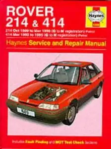 Rover 214 414. Haynes Service and Repair Manual.