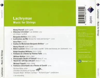 Chamber Orchestra of Europe - Lachrymae - Music for Strings: Purcell, Britten, Part, Vaughan Williams, Walton, Tippett (2012)