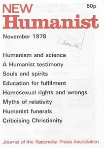 New Humanist - November 1978