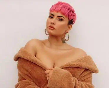 Demi Lovato by Amanda Charchian for Glamour March 2021
