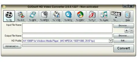 OJOsoft HD Video Converter v2.7.2.1017