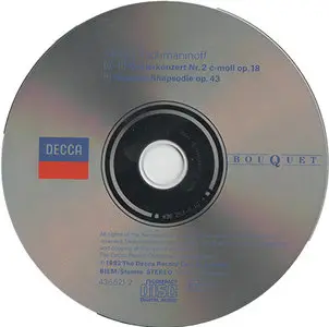 Rachmaninov - Katchen - Piano Concerto No. 2 & Rhapsody Op. 43 [Decca 436 521-2] {1959, ReIssue 1992}