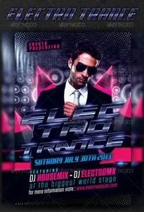 GraphicRiver Electro Trance Flyer