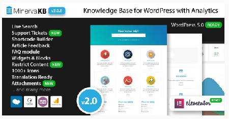 MinervaKB v2.0.9 - Knowledge Base for Wordpress with Analytics