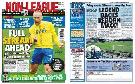 The Non-league Football Paper – October 04, 2020