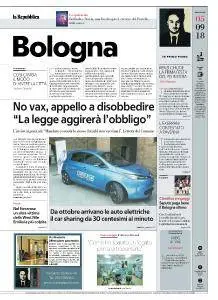 la Repubblica Bologna - 5 Settembre 2018