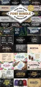 CreativeMarket - 76 Fonts in 1 Font Collection 3148223