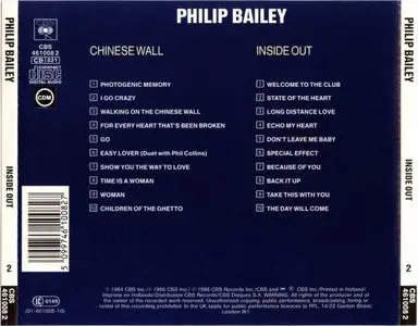 Philip Bailey - Chinese Wall+Inside Out (1988) [2CDs] {CBS 461008}