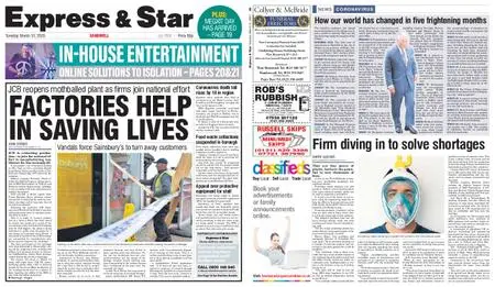 Express and Star Sandwell Edition – March 31, 2020