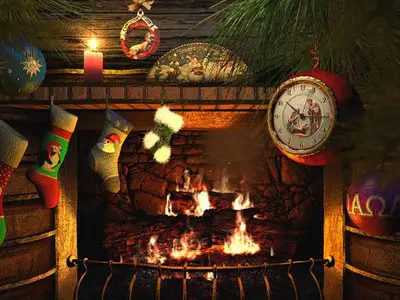 Fireside Christmas 3D Screensaver 1.0.0.7