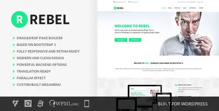 ThemeForest - Rebel v1.3 - WordPress Business Bootstrap Theme