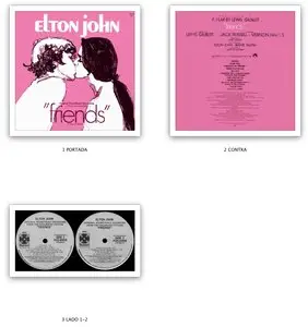 Elton John ‎- Friends (1971) US 1st Pressing - LP/FLAC In 24bit/96kHz