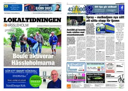 Lokaltidningen Hässleholm – 29 september 2018